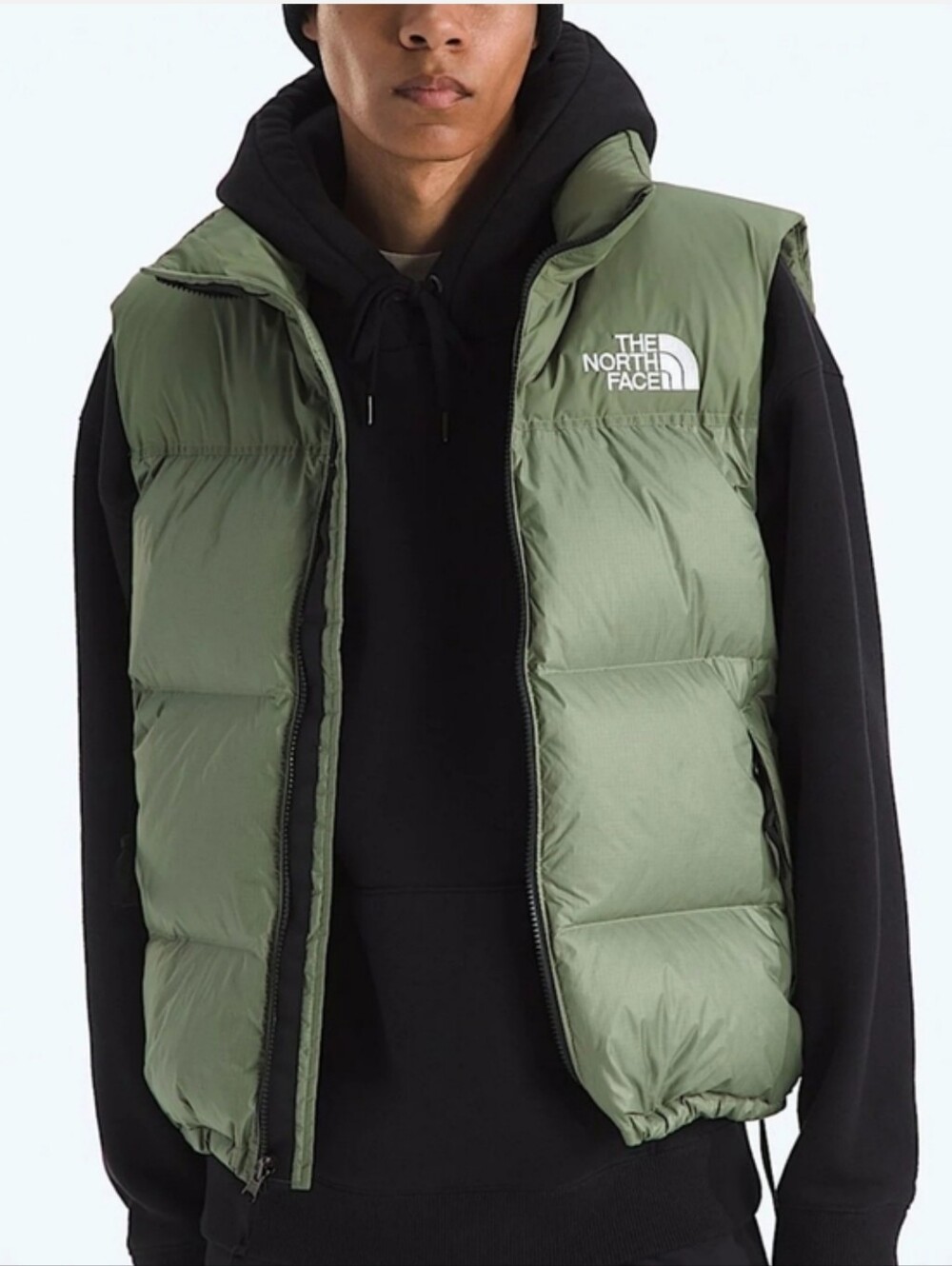 The North Face 600 Olive Green Puffy Down Vest